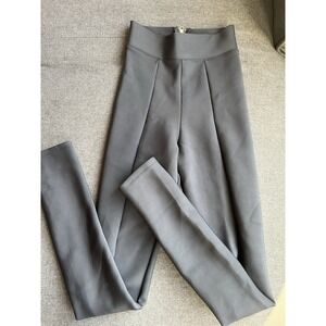 Reformation Black High Rise Skinny Pants Stretch Elastic Zip Pull On Work Small